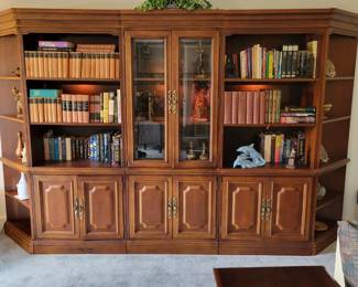 Traditional entertainment unit, 5 sections.