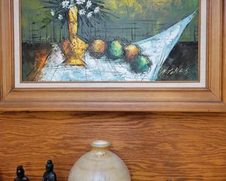 Still life painting by W. Tamas (?)