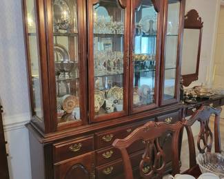 Formal china cabinet