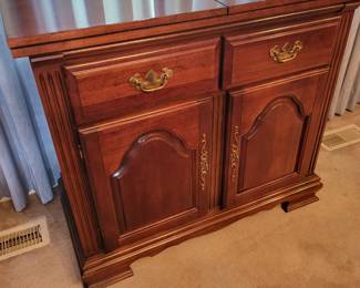 Server with fold out top