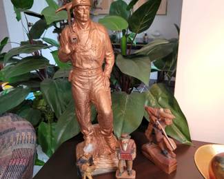 Plaster artwork miner.