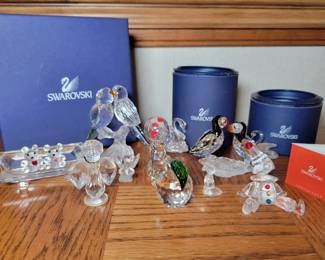 Swarovski crystal figures
