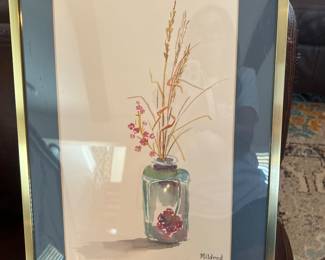 This original watercolor is by Mildred Hogan