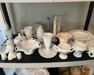 West Moreland milk glass