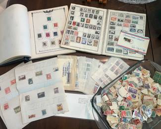There is a nice stamp collection here