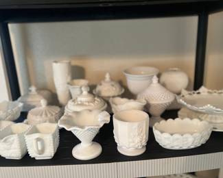 West Moreland milk glass