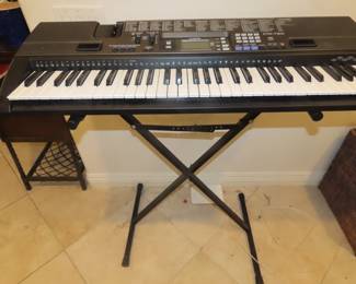 Casio digital keyboard and stand.