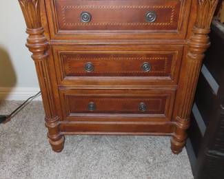 Two matching nightstands.
