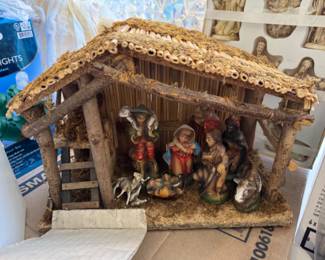 Beautiful porcelain nativity