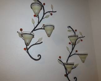 Wall sconces.