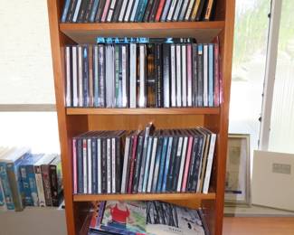 Turning CD/DVD/bookcase/ shelves