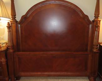 Queen size bed frame.
