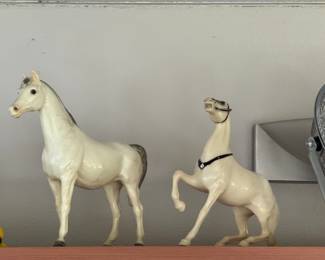Vintage horse figurines