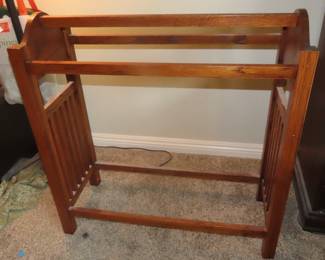Quilt rack.