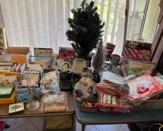 Christmas decor and stationary