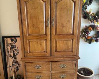 Oak armoire