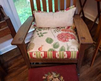 Made in Savannah Georgia 1920s rocking chair