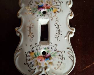 Porcelain light switch covers
