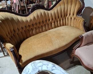 Queen Anne style sofa