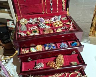 Lots of costume jewelry