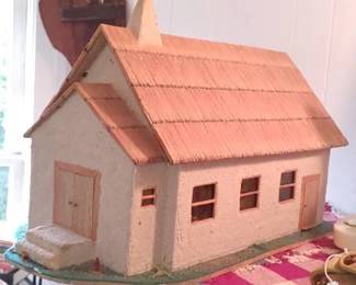 Incredible model house Sandstone finish and thatched roof