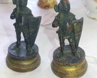 Found out the door with early cast iron game pieces