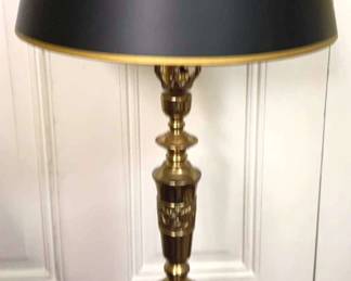brass floor lamp