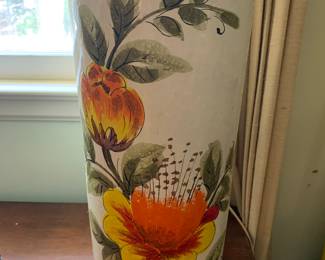 Pottery umbrella stand -Italy