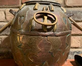brass and copper vessel