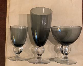 Swedish Gulli Smoke stemware
