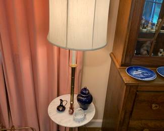 One of several floor lamps