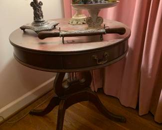 drum table -one of several