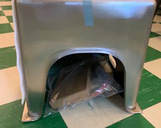 new steel cat box cover, never used