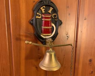 reproduction fire insurance brass bell