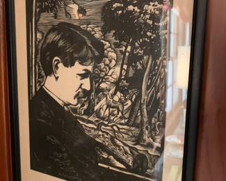 Composer etching -Macdowell