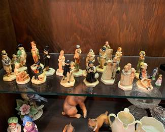 R.W. Baston ceramic figures, 1940s