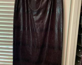 seude skirt -vintage