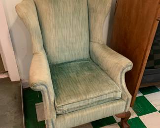 green chair