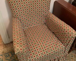 cute chair with slip cover