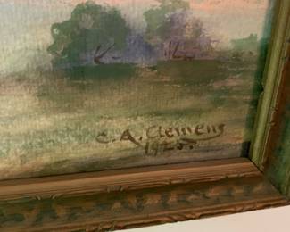 C.A. Clemens 1928 art