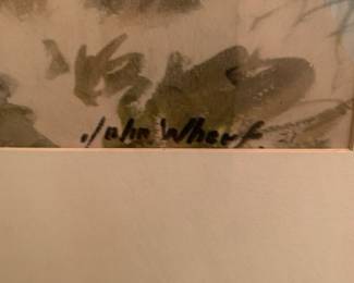 John Wheat original artwork watercolor