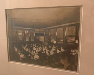 antique school photo
