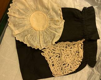 antique textiles -bonnet, cap