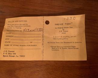 J.E. Tramel Baton Rouge, LA Dream Tree