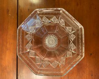 Very fine crystal bowl