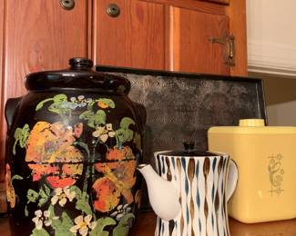 Cookie jar; mid-century accessories