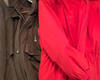 Fur collar coats