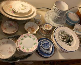 assorted plates