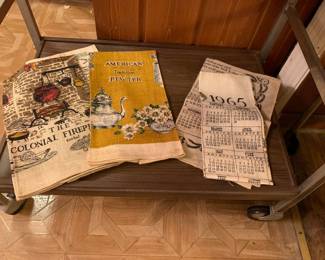 vintage tea towels