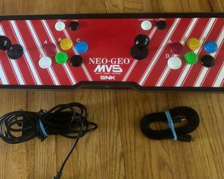 Gaming system, hooks up to tv via provided cables. 1800 old school games. “Pandora’s Box” (Tetris, Simpsons, Mortal Kombat…) think arcade games from 80’s-90’s